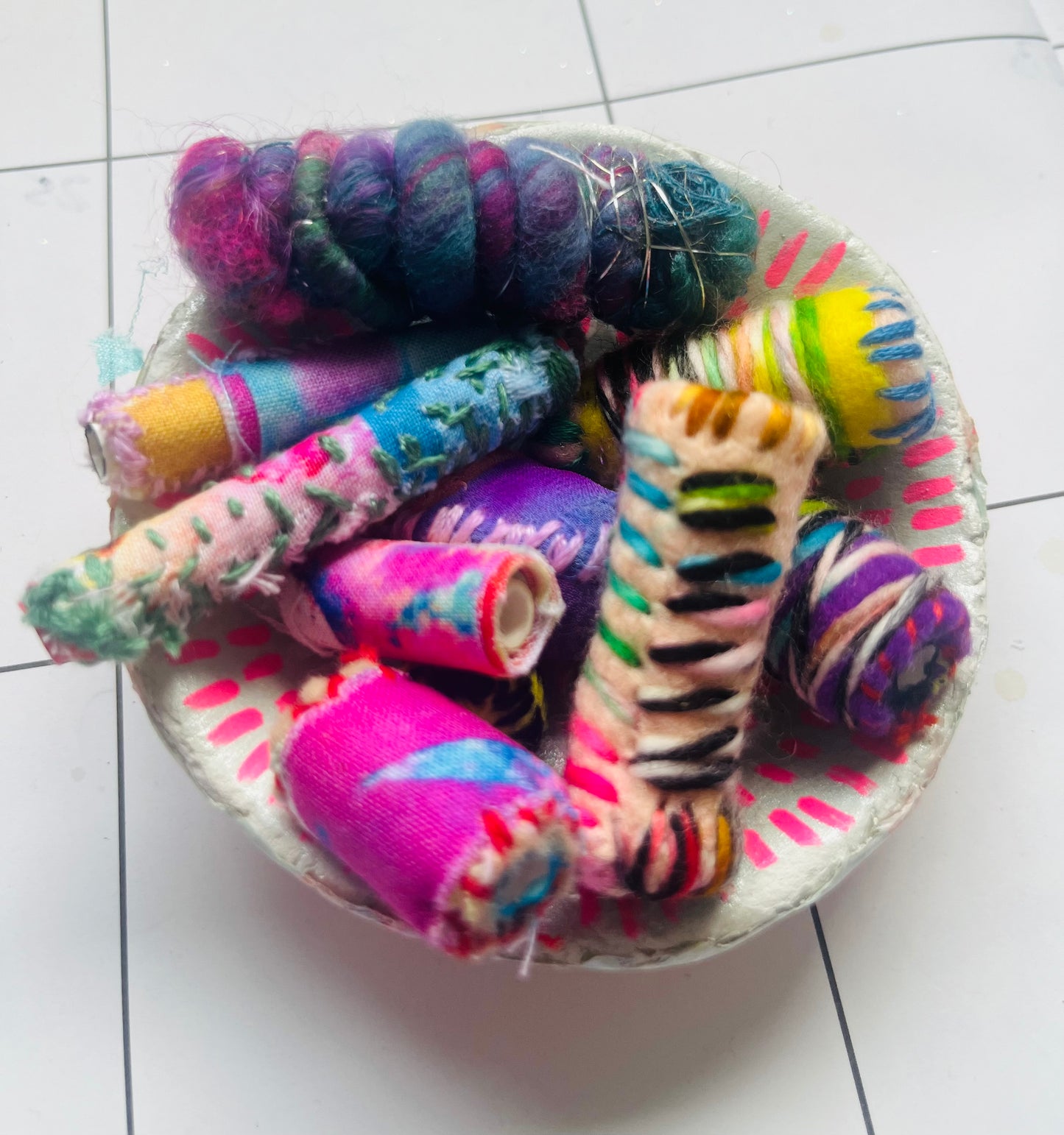 Fabric Beads Set 3