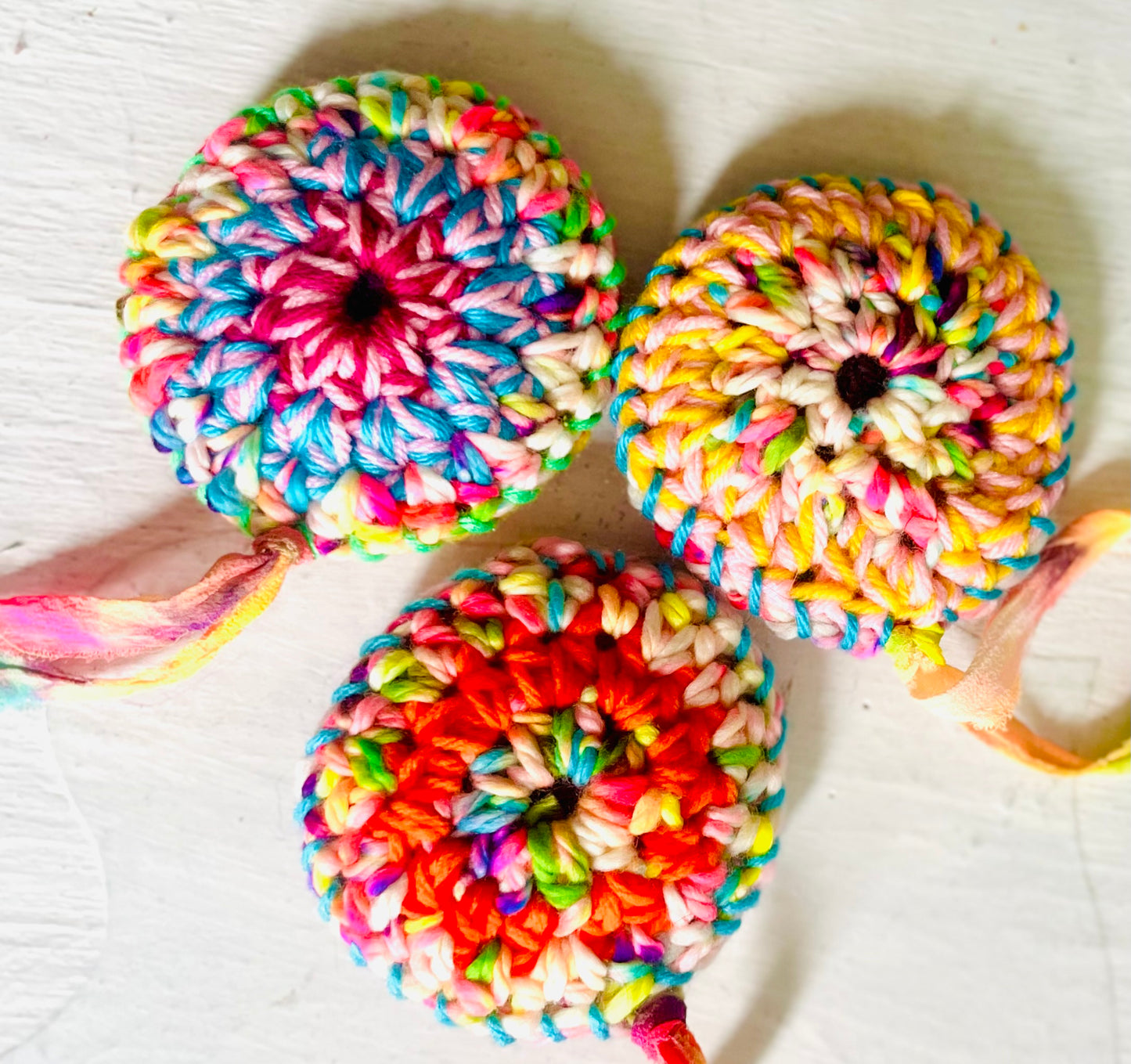 Crochet Sachets w.Fresh Lavender