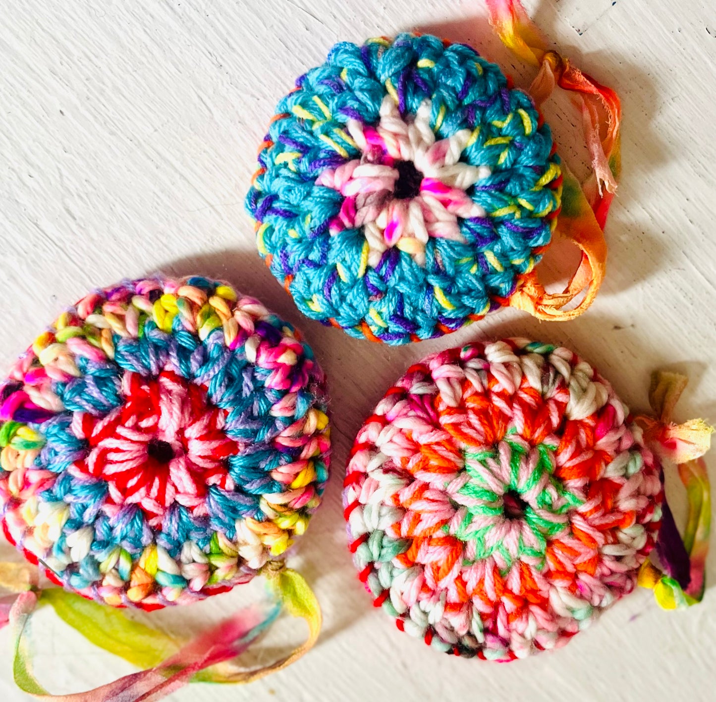 Crochet Sachets w.Fresh Lavender
