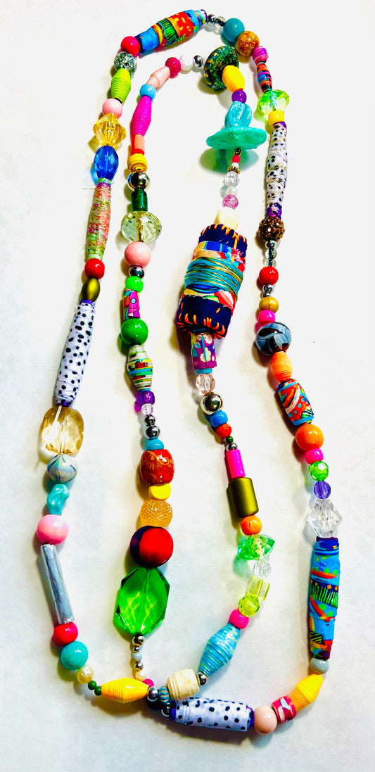 Paper Bead and Assorted Joy Necklaces  17