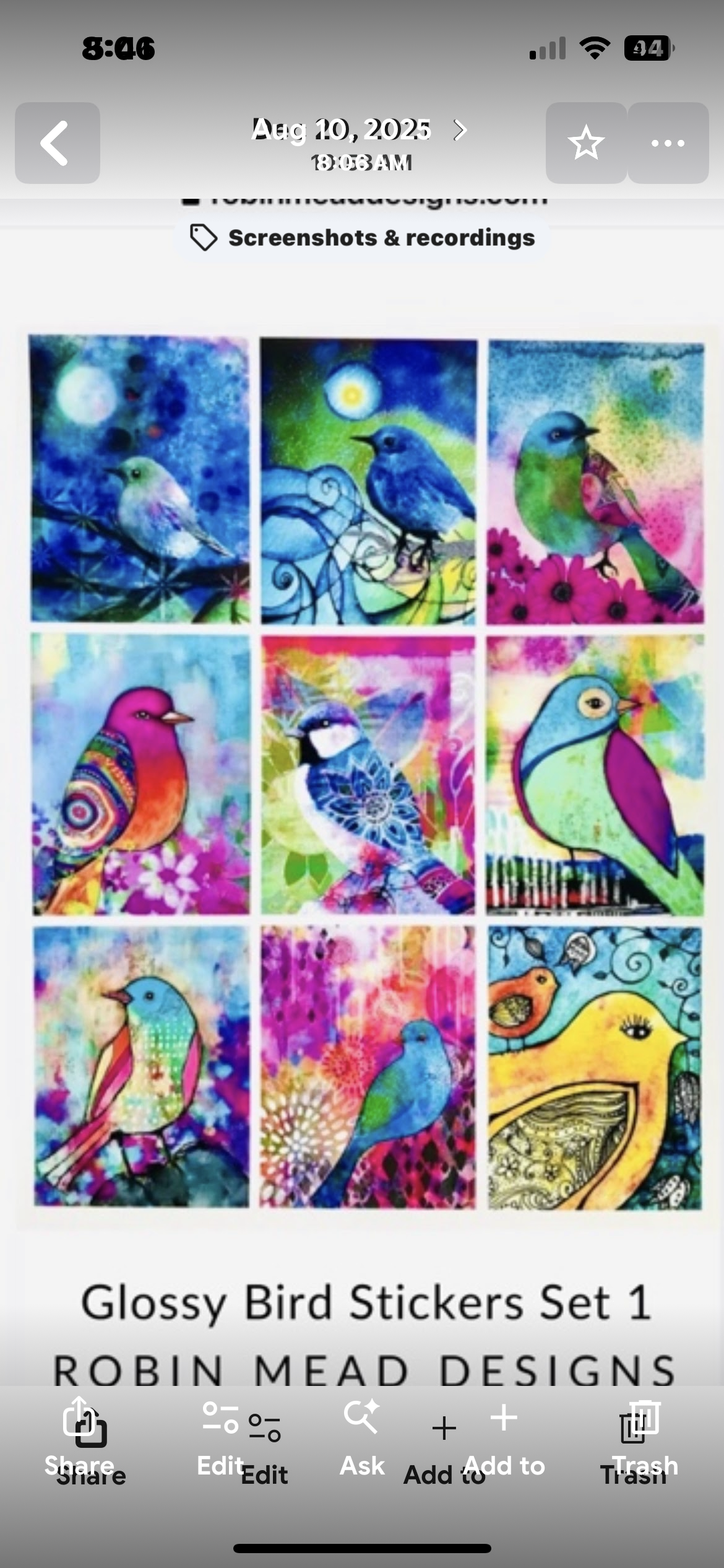 Order for Laurie