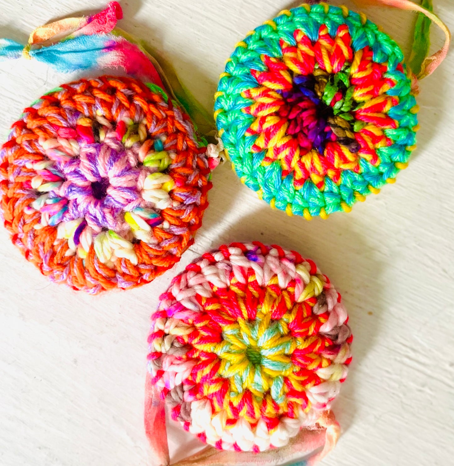 Crochet Sachets w.Fresh Lavender