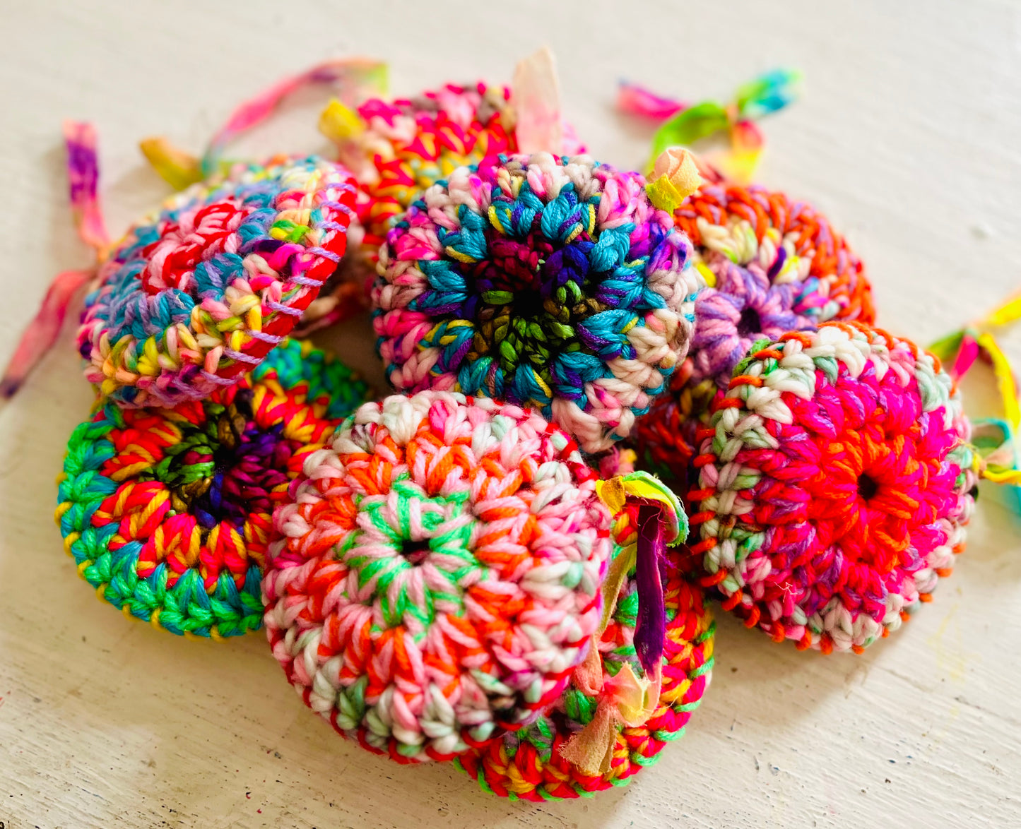 Crochet Sachets w.Fresh Lavender