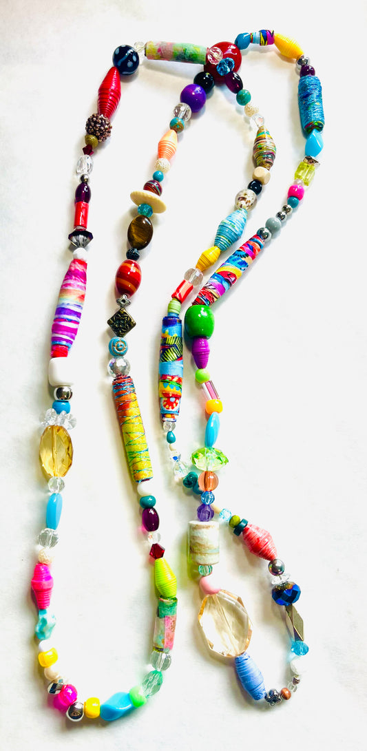 Paper Bead and Assorted Joy Necklaces  18
