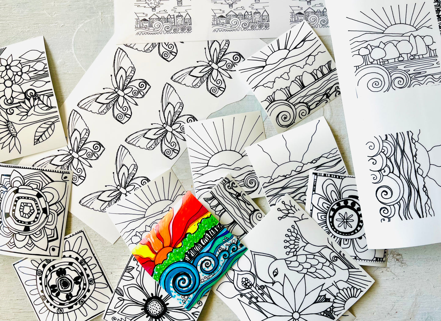 "Color Your Own" Stickers Goody Pack