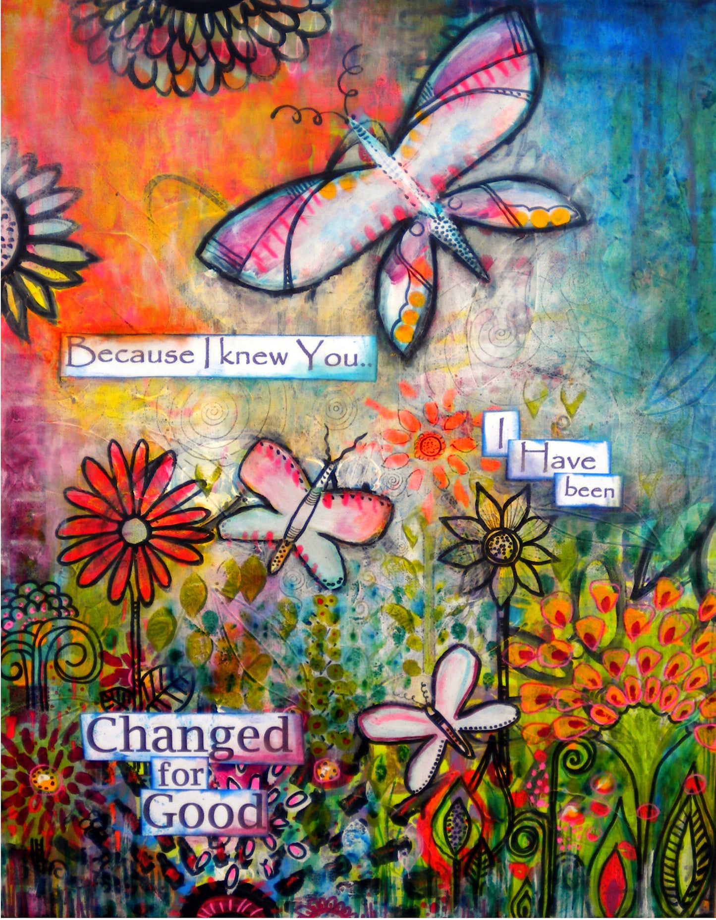 Garden Variety 5 x 7 card set of 4