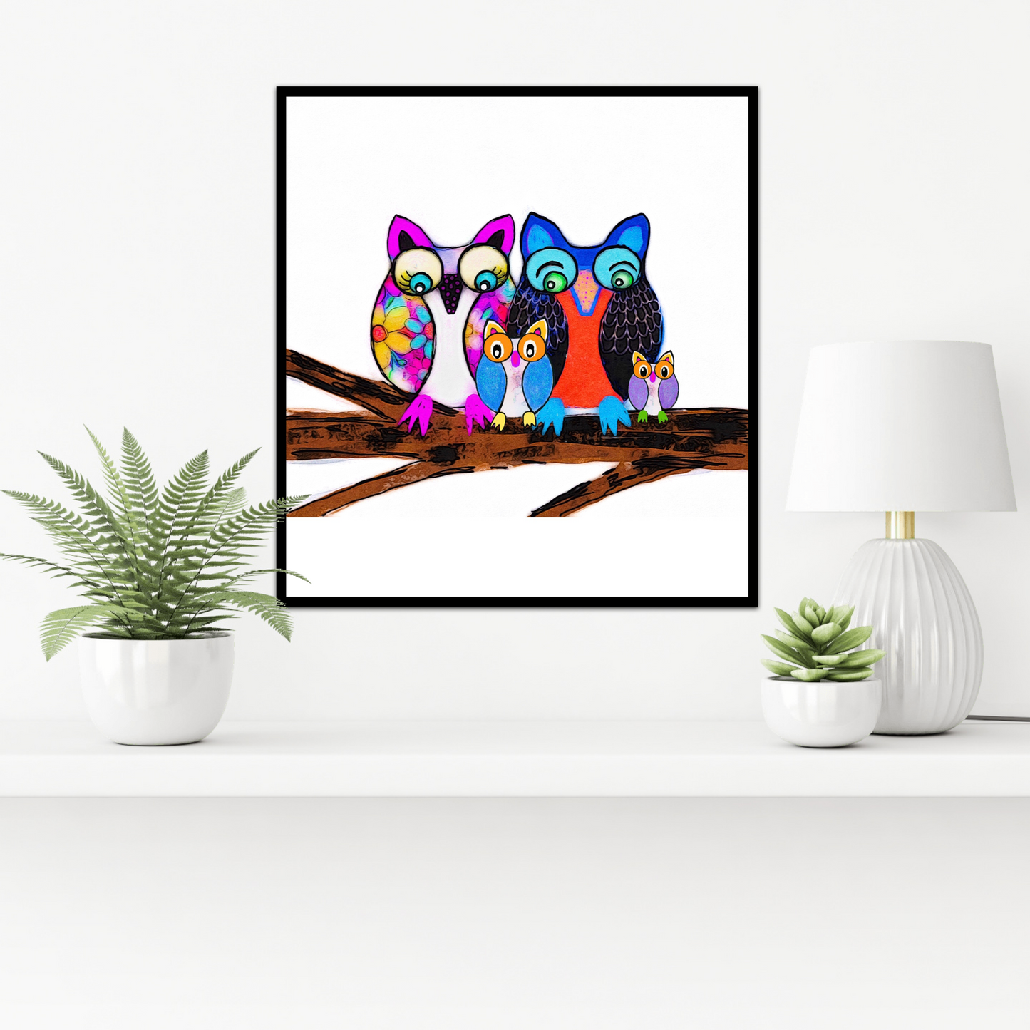 Owls print