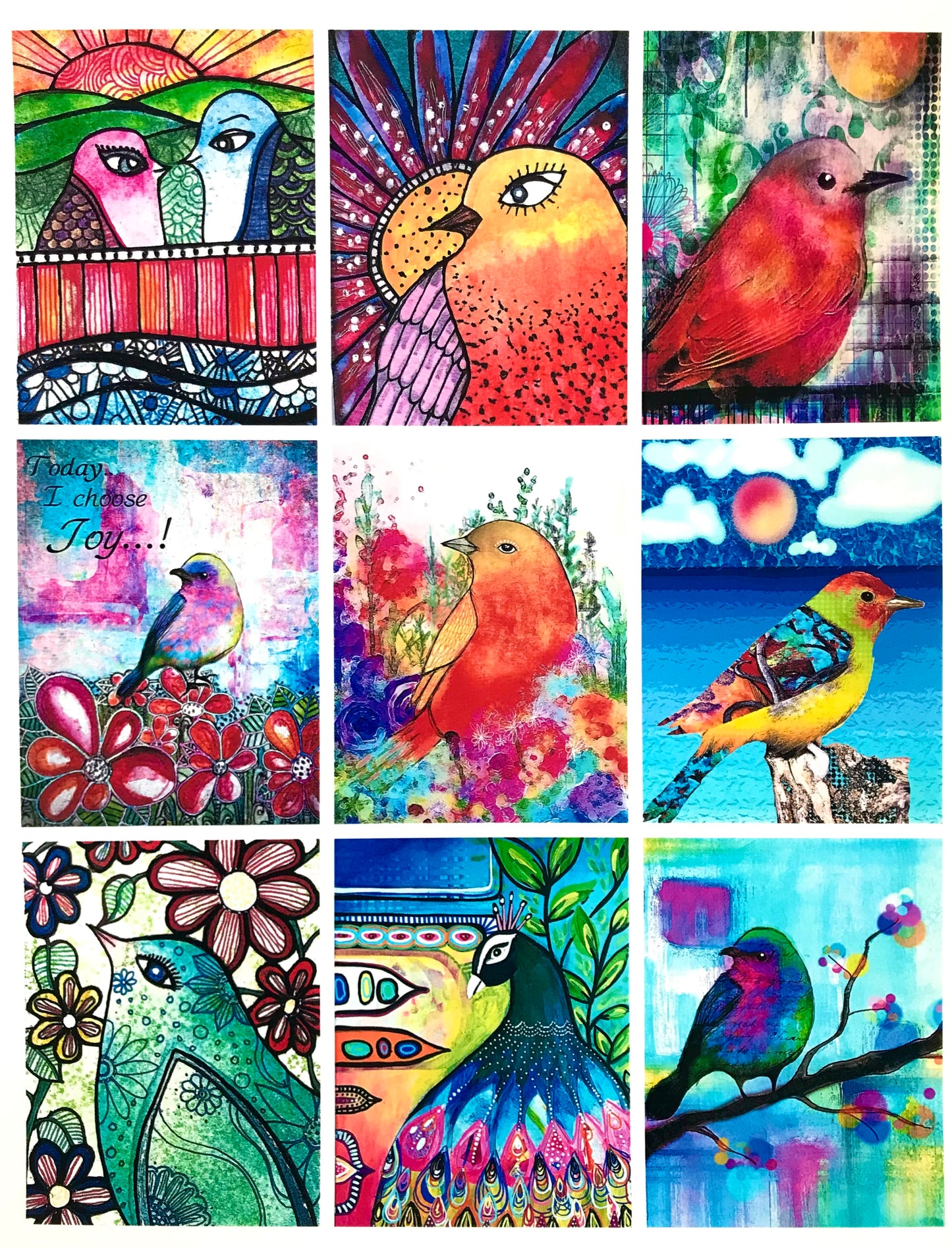 Bird Stickers Set 3