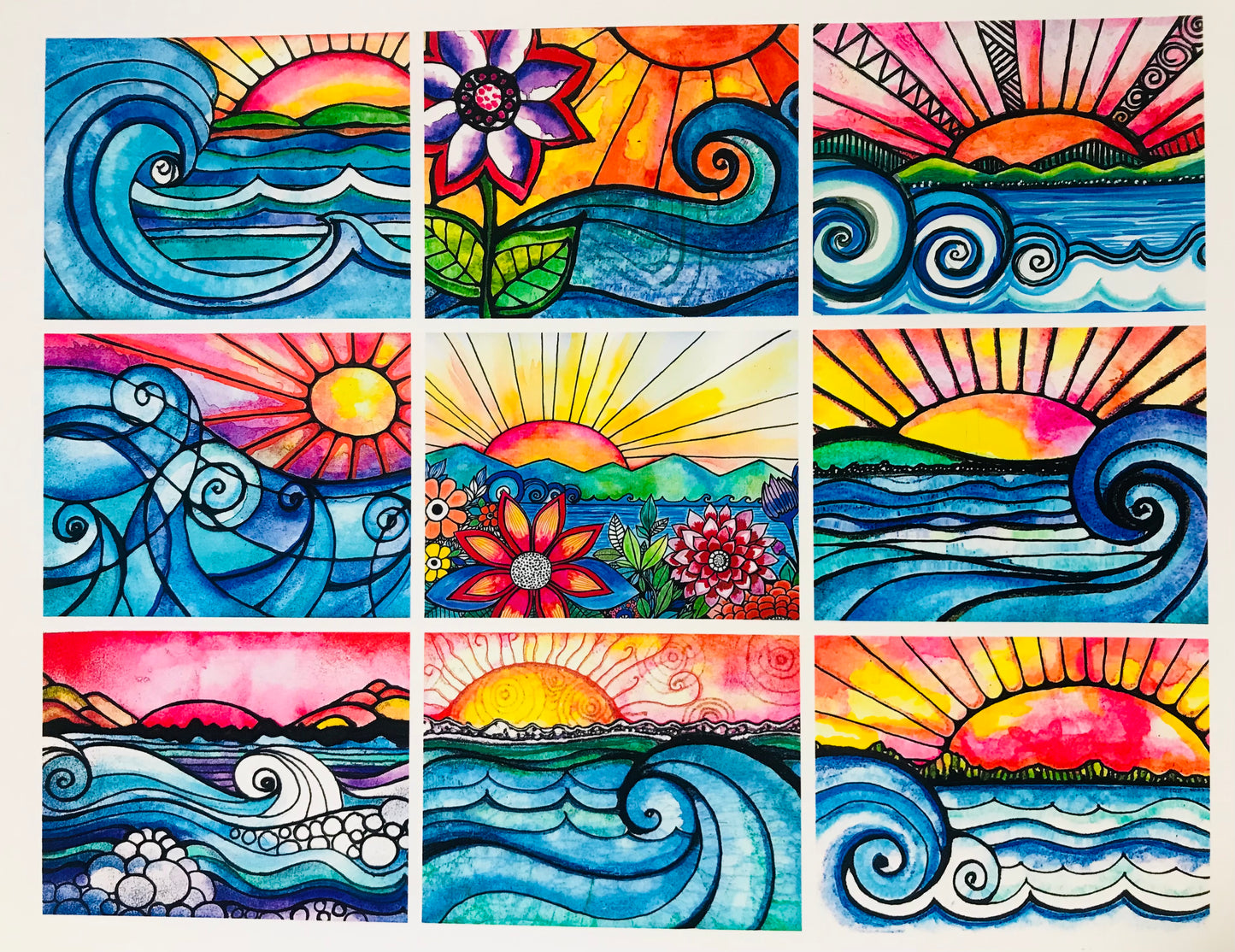 Seascape Stickers Set 5