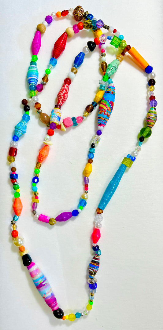 Paper Bead and Assorted Joy Necklaces  15