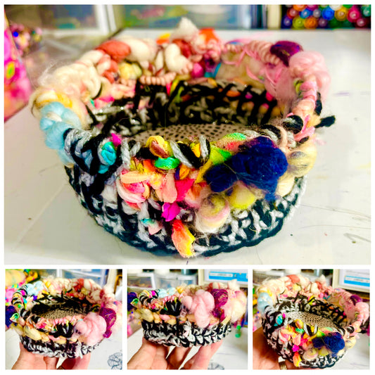 Fiber Bowl/birds nest/Scrappy Bowl