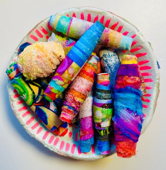 Fabric Beads Set 2
