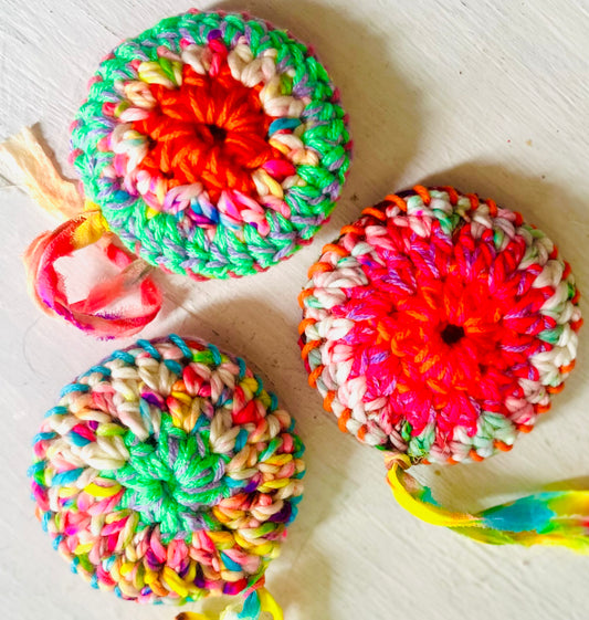 Crochet Sachets w.Fresh Lavender