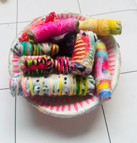 Fabric Beads Set 2
