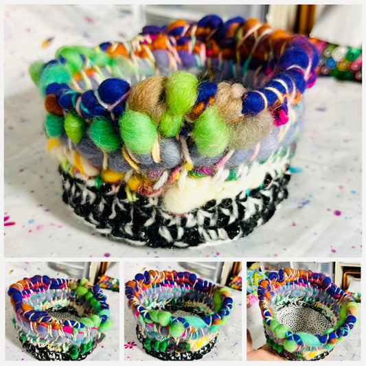 Fiber Bowl/birds nest/Scrappy Bowl