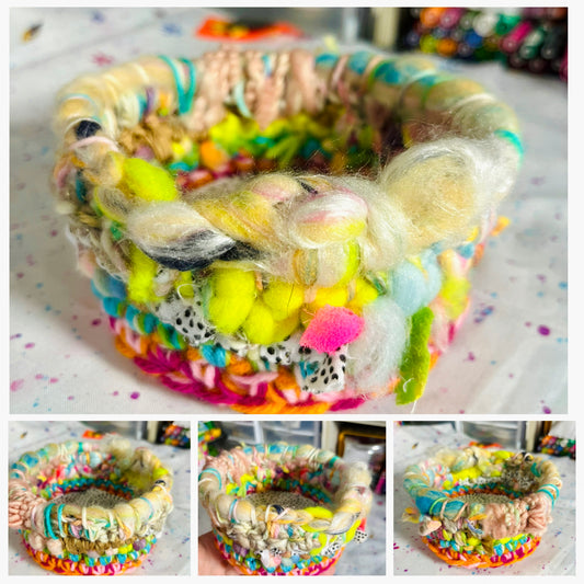 Fiber Bowl/birds nest/Scrappy Bowl