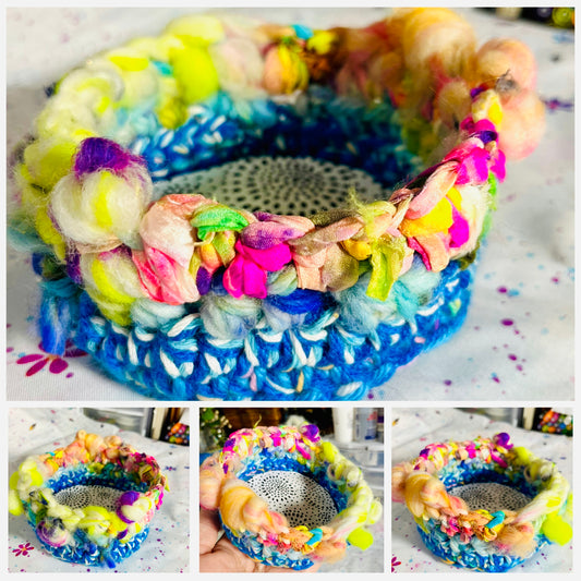 Fiber Bowl/birds nest/Scrappy Bowl