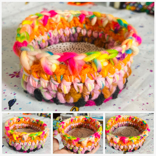 Fiber Bowl/birds nest/Scrappy Bowl