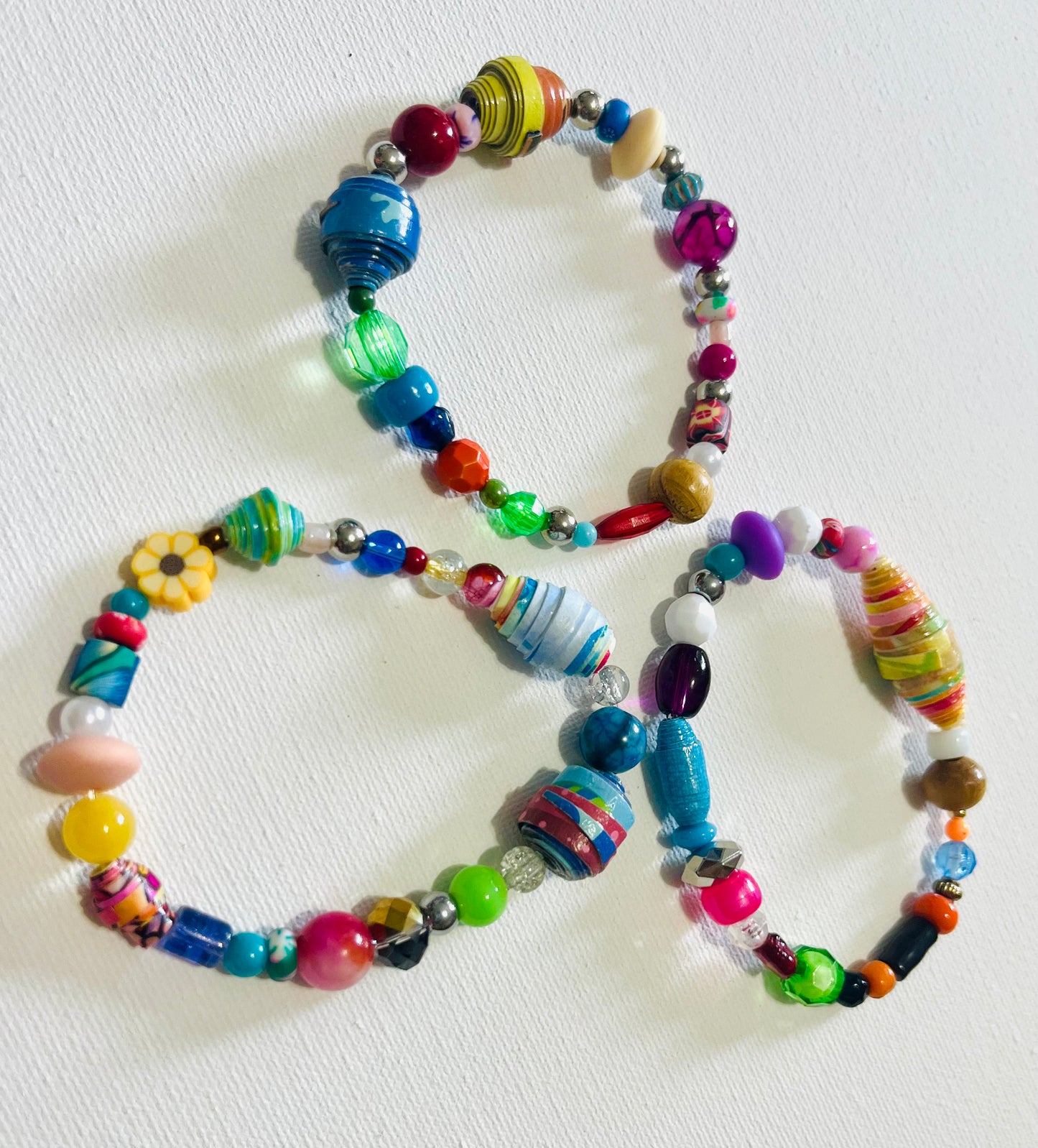 Beaded Bracelets Triple 3