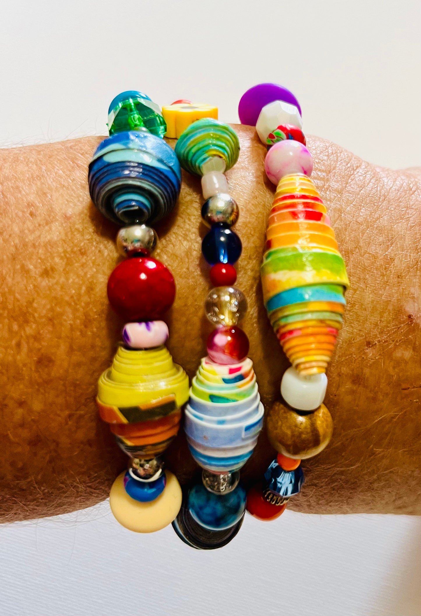 Beaded Bracelets Triple 3