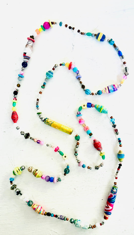 Paper Bead and Assorted Joy Necklaces  22