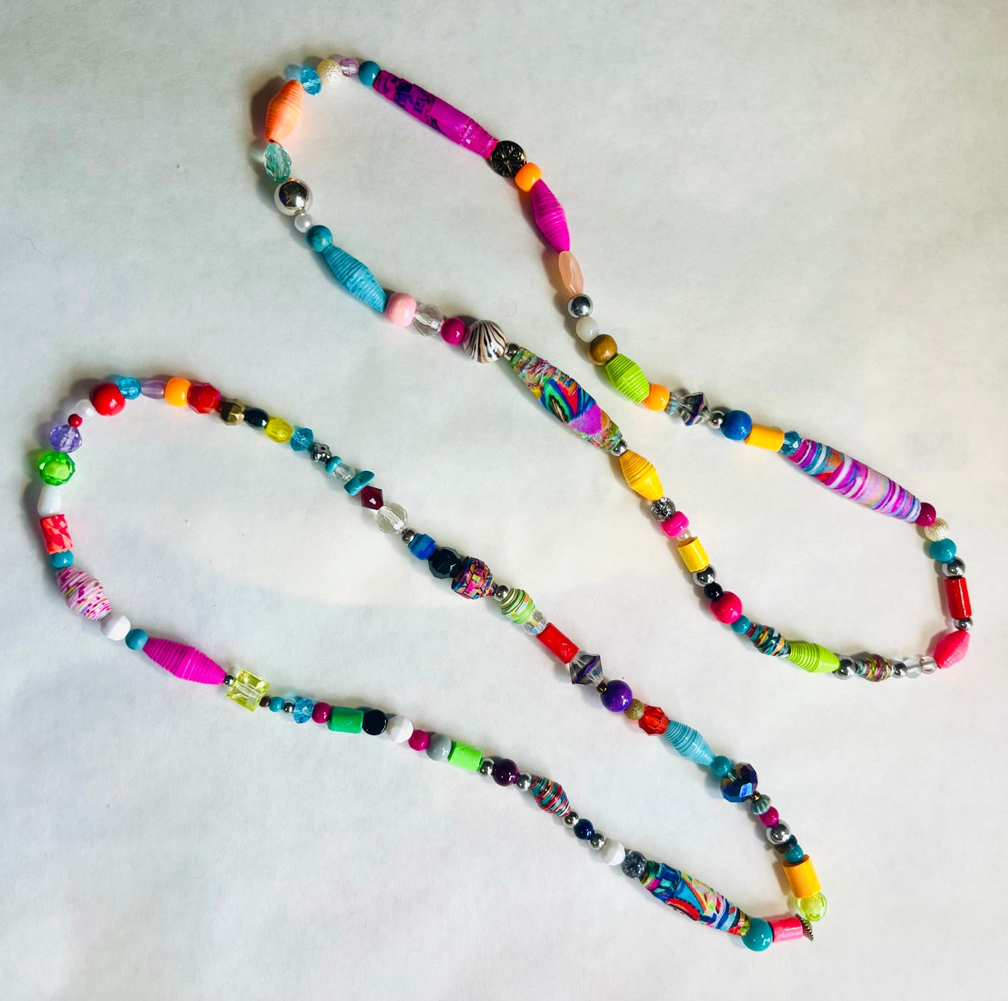 Paper Bead and Assorted Joy Bracelet 13