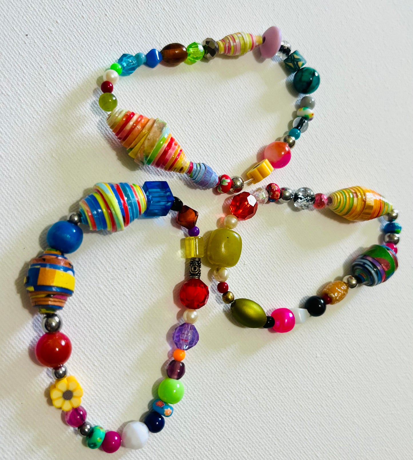 Beaded Bracelets Triple 4