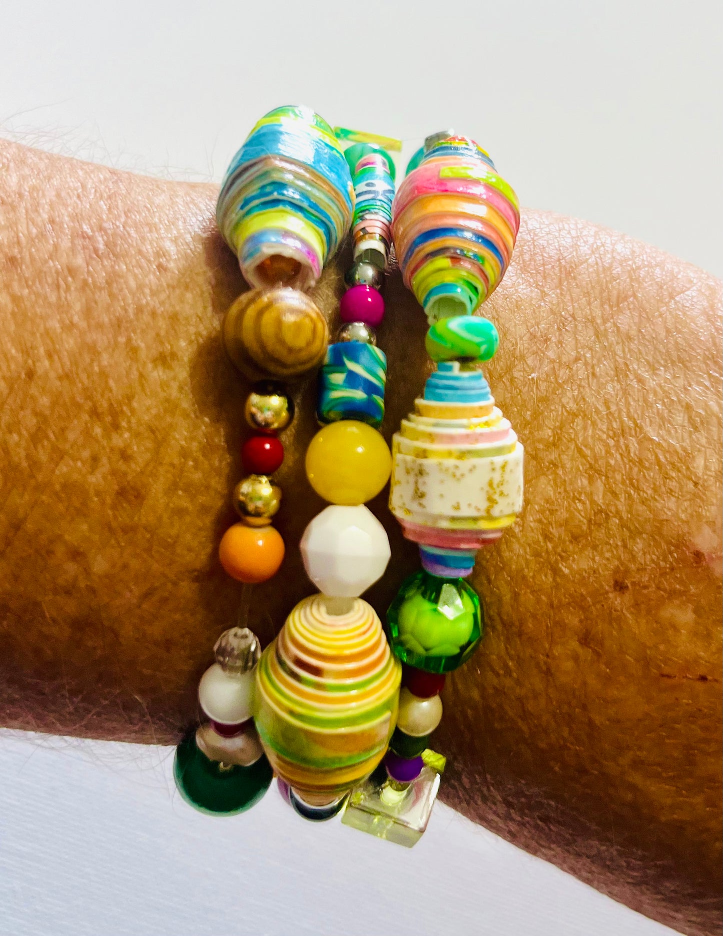 Beaded Bracelets Triple 2