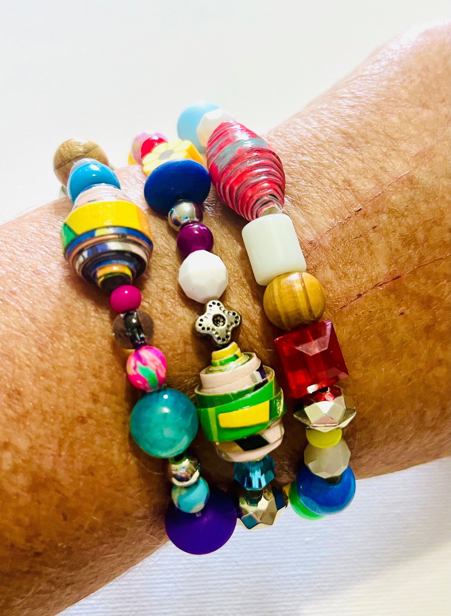 Beaded Bracelets Triple 1