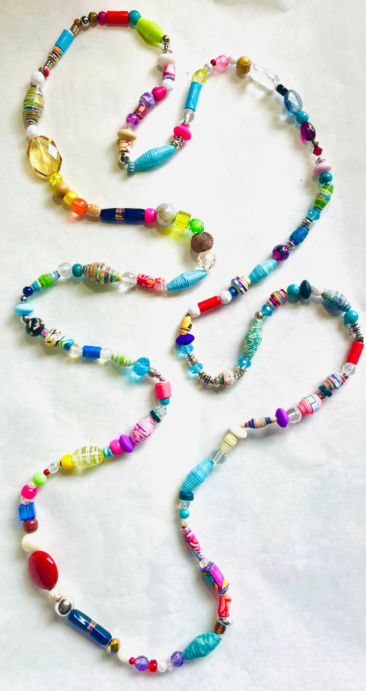 Paper Bead and Assorted Joy Necklaces  19