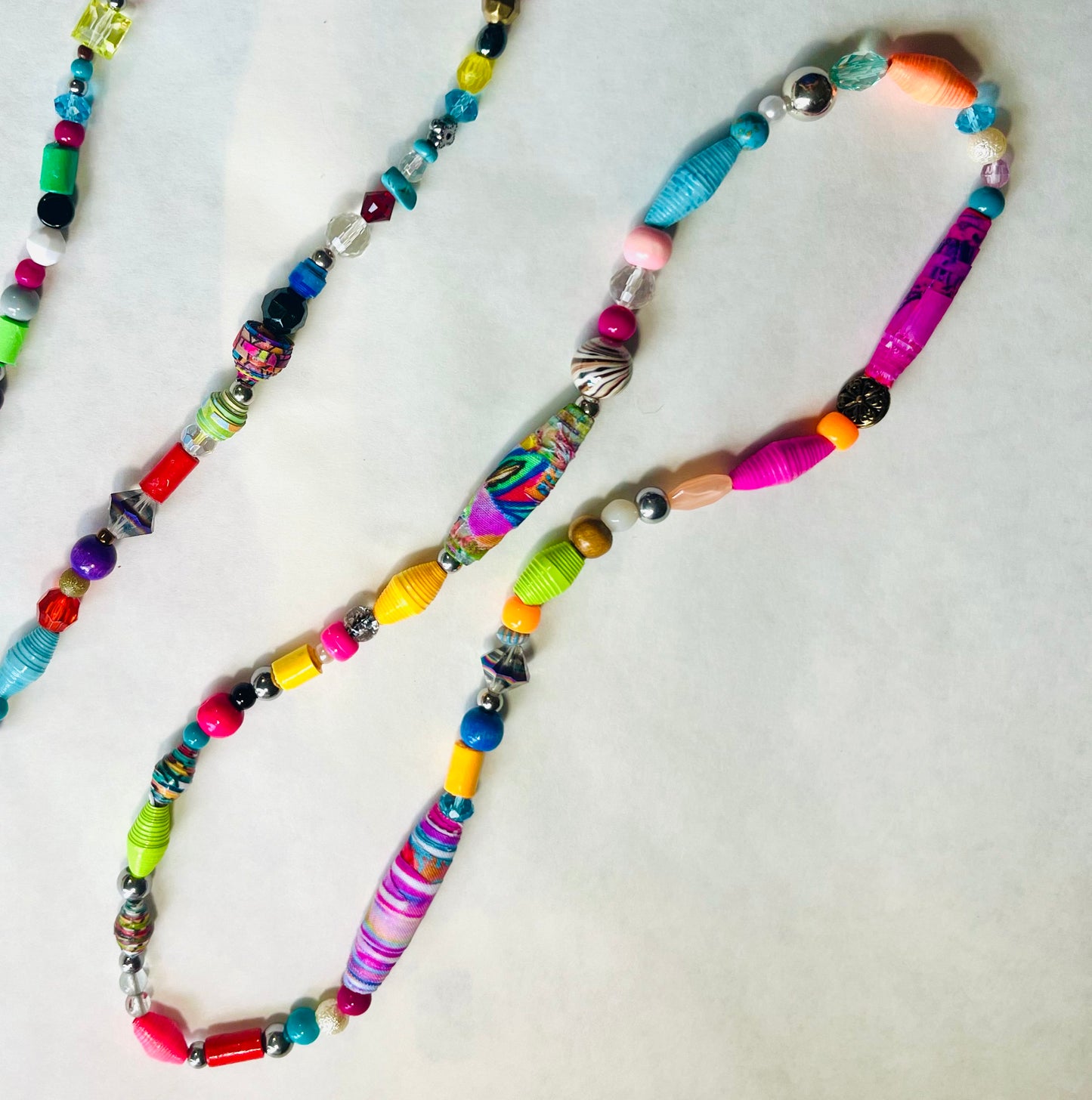 Paper Bead and Assorted Joy Bracelet 13