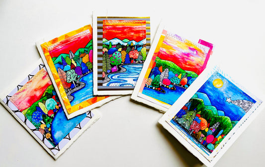 Happy Landscape Cards